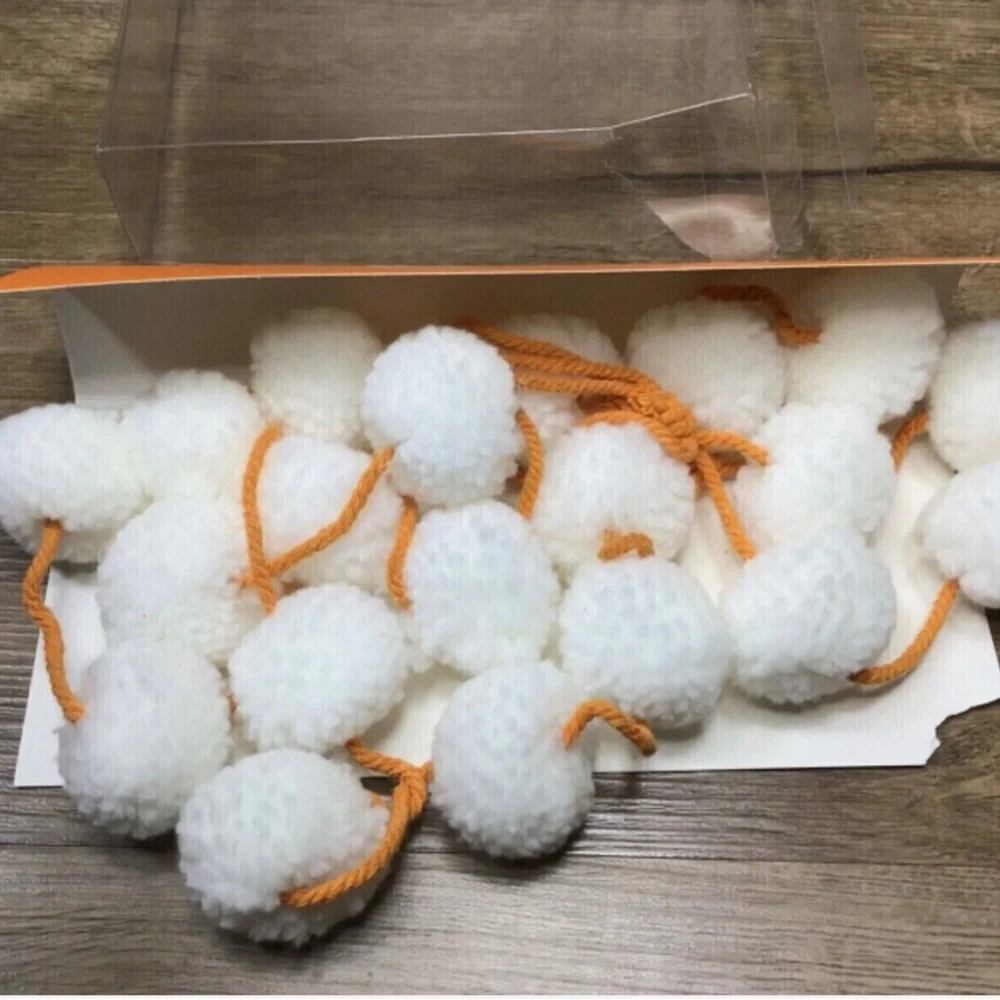 White/Orange Fall Garland